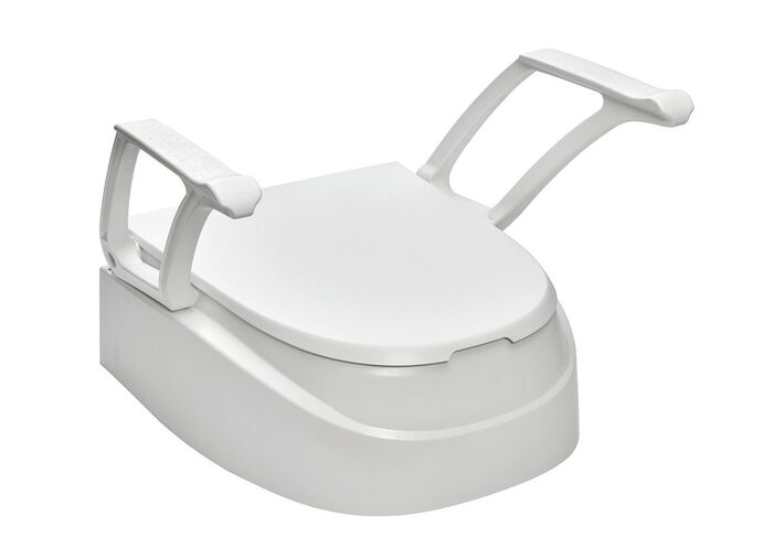 Toilettensitzerh&ouml;hung mit Armlehnen 