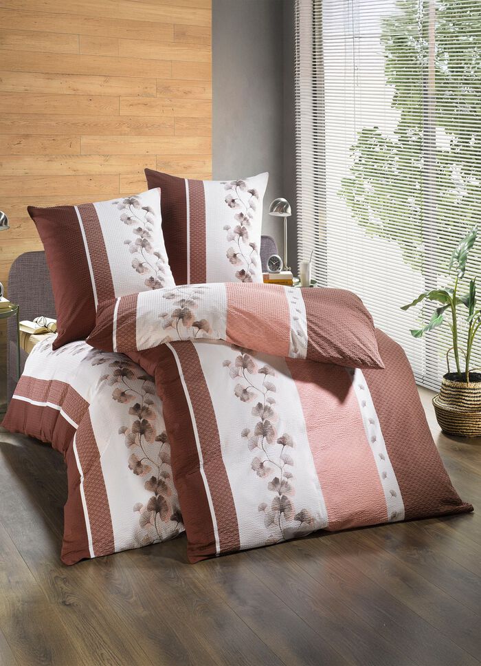 Bettw&auml;sche-Garnitur mit Reissverschluss 