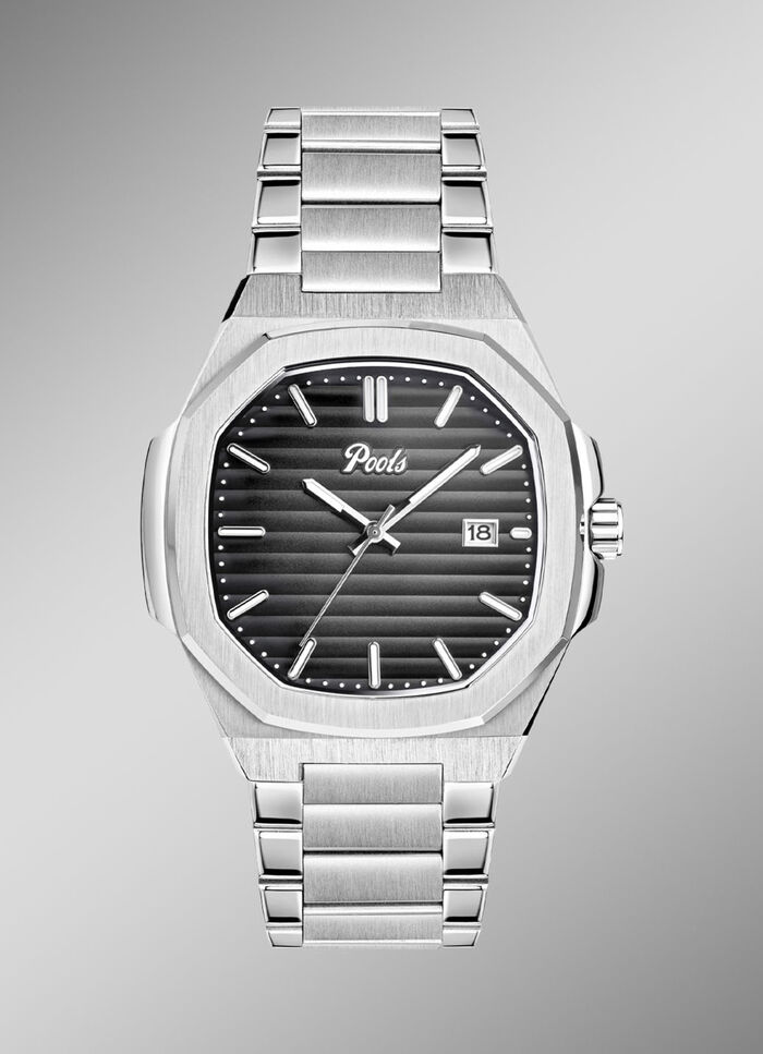 Quartz-Herrenuhr aus Edelstahl 