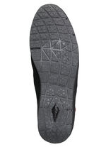 Schnür-Bootie mit praktischem Seiteneissverschluss SCHWARZ-ROT