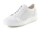 Waldl&auml;ufer, sommerliche Damen-Sneaker, Weite H, mit herausnehmbarem Fussbett WEISS