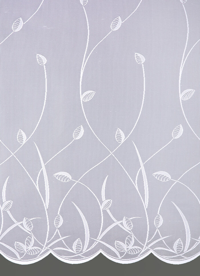 Lichtdurchl&auml;ssiger Vorhang mit Universalschienenband 