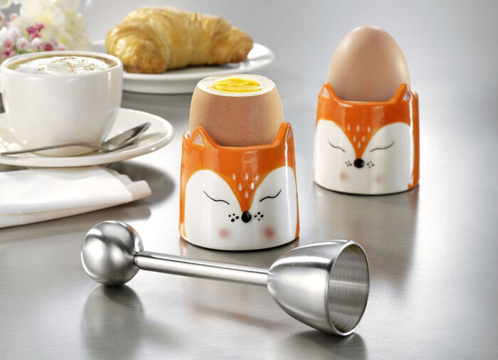 Eik&ouml;pfer-Set, 3-teilig, aus rostfreiem Edelstahl 