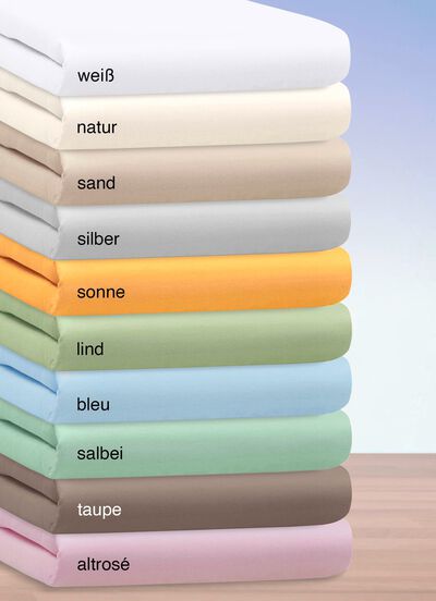 Hochwertige Elastic-Mako-Feinjersey-Spannbetttücher 