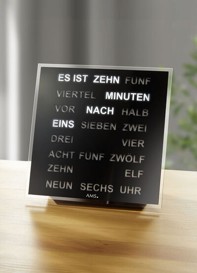 Digitale Tischuhr ohne Zeiger - 