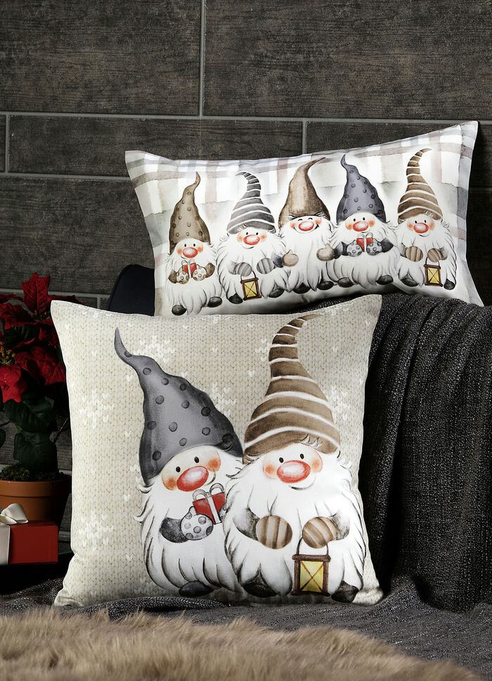 Kissenbezug Wichtel mit Reissverschluss 