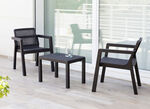Balkon-Set «Riviera», 3-teilig ANTHRAZIT