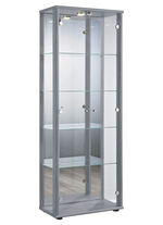 Vitrine, 2-türig, mit LED-Beleuchtung, 