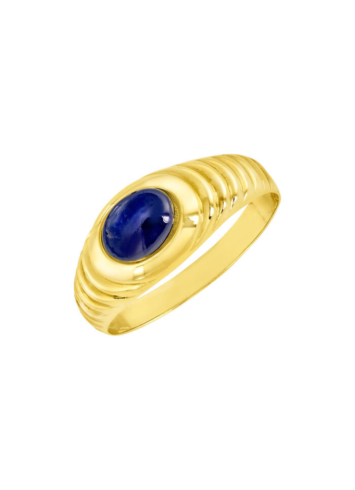 Damenring mit echt Safir 