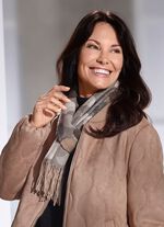 Schal mit Fantasiedessin 