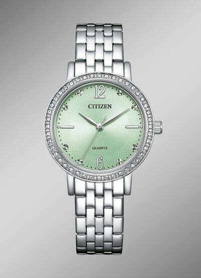 Citizen Quartz-Damenuhr mit Edelstahlbandgeh&auml;use 