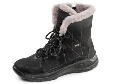 Gef&uuml;tterte Damen-Boots, Winterschuhe, Weite H, mit Reissverschluss 