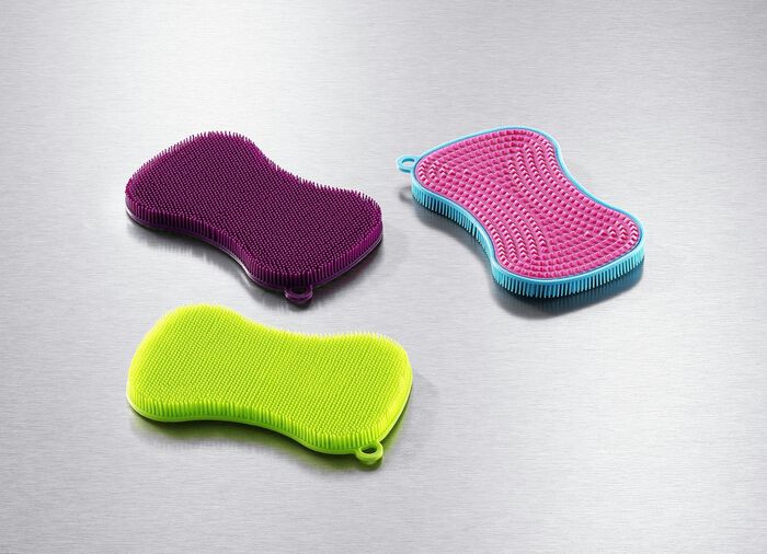 «KOCHBLUME» Spülschwamm-Set, 4-teilig 