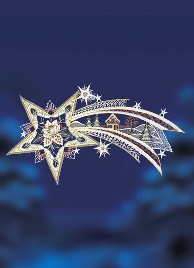 Fensterbild &laquo;Sternschnuppe&raquo; 