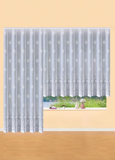 Kombifreundlicher Vorhang mit Universalschienenband 