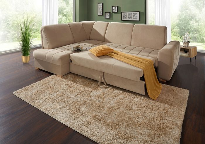 Polsterecke mit Funktion BEIGE