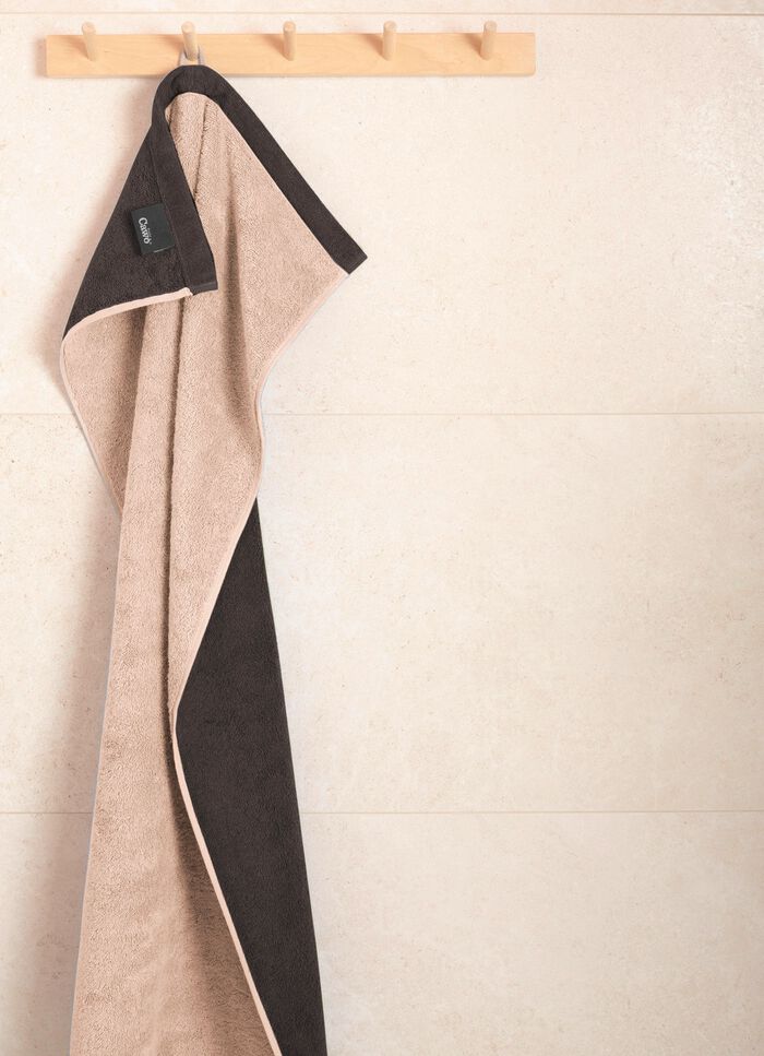 Wende-Frottier-Serie BEIGE-ANTHRAZIT