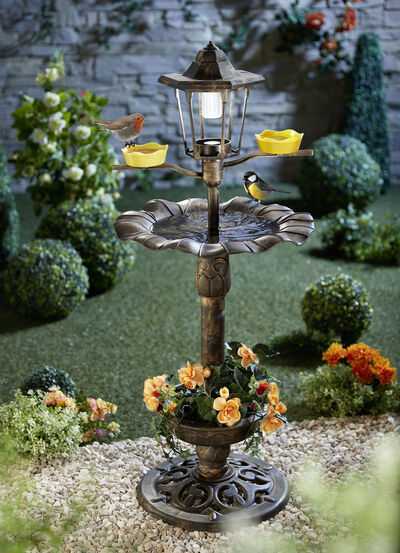 Solar-Vogelbad 