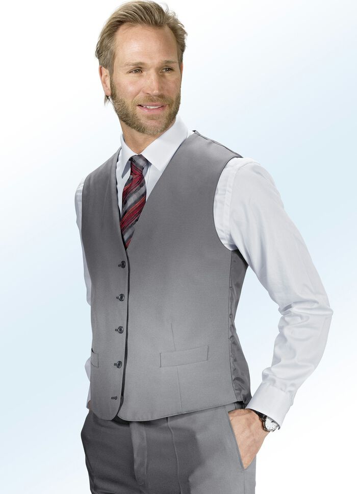 Anzug, mit Wendegilet und zwei Hosen 