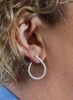 Zeitlose Creolen in Eismatt 