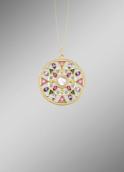 Eleganter Anh&auml;nger mit echt Abalone-Perlmutt 