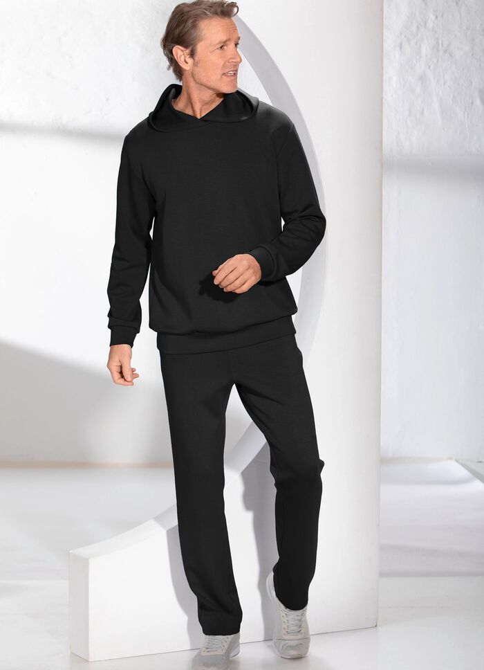 Hoodie von &laquo;Klaus Modelle&raquo; in 3 Farben SCHWARZ