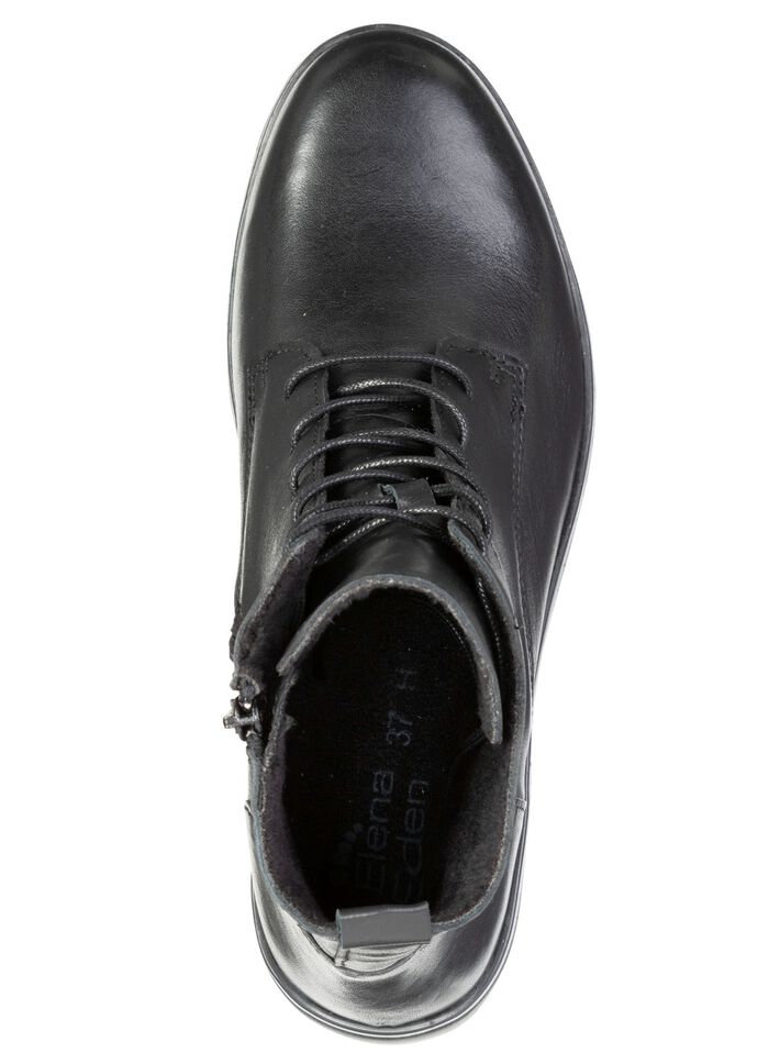 ELENA EDEN, bequeme Damen-Stiefeletten, Winterschuhe, Weite H, mit herausnehmbarem Fu&szlig;bettELENA EDEN, bequeme Damen-Stiefeletten, Weite H, mit herausnehmbarem Fussbett SCHWARZ