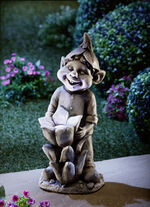 Wichtel mit Solarbl&uuml;te 