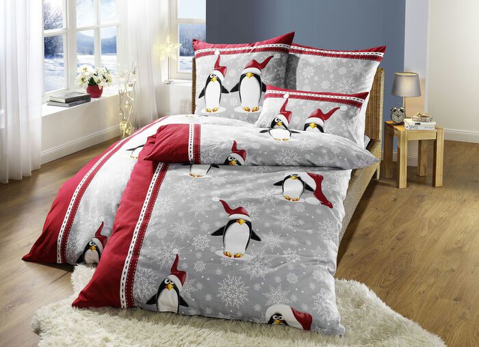 Dobnig Bettwäsche-Garnitur ROT