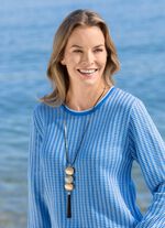 Schlangenkette mit drei gro&szlig;en Schmuckelementen 