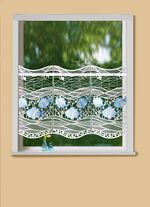 Kurzstore mit Fische-Motiv und Plauener Stickerei 