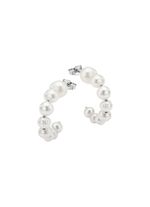 Elegante Creolen mit S&uuml;sswasser-Zuchtperlen 