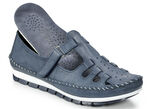 Gemini, klassische Damen-Slipper, Weite G, mit herausnehmbarem Fussbett MARINE