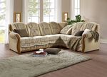 Polsterecke mit Bettfunktion und Bettkasten BEIGE