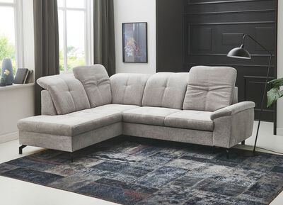 Moderne Polsterecke mit Bettfunktion und Bettkasten 