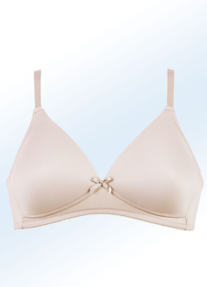 Naturana Zweierpack BH mit gepolsterten Cups 1X PAZIFIK, 1X PUDER