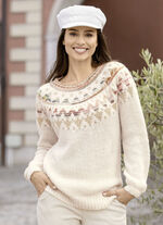 Pullover mit Norwegermuster 