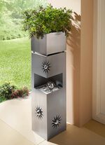 Pflanzs&auml;ule Sol aus rostfreiem Edelstahl 