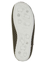 Leichte Herren-Hausschuhe, mit herausnehmbarem Fussbett KHAKI