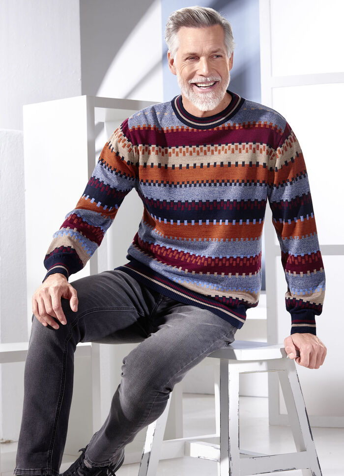 Schicker Rundhalspullover 