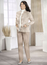 Hose in Schlupfform in 10 Farben SAND MELIERT