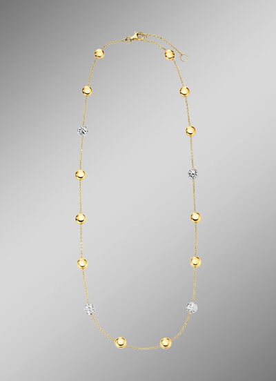 Wundersch&ouml;ne Anker-Halskette in Bicolor 