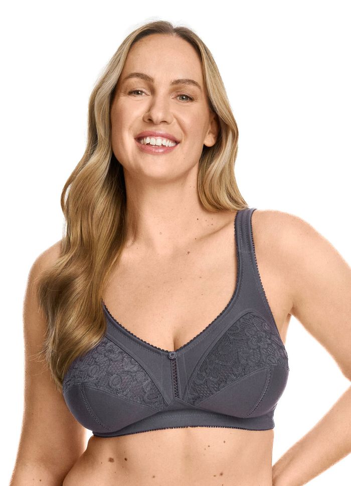 Zweierpack BH mit Spitzeneins&auml;tzen 