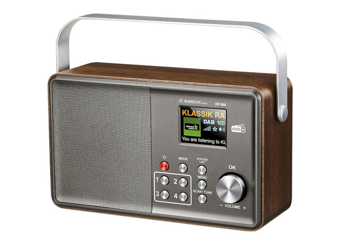 Albrecht DR860 bedienerfreundliches DAB+ Radio 