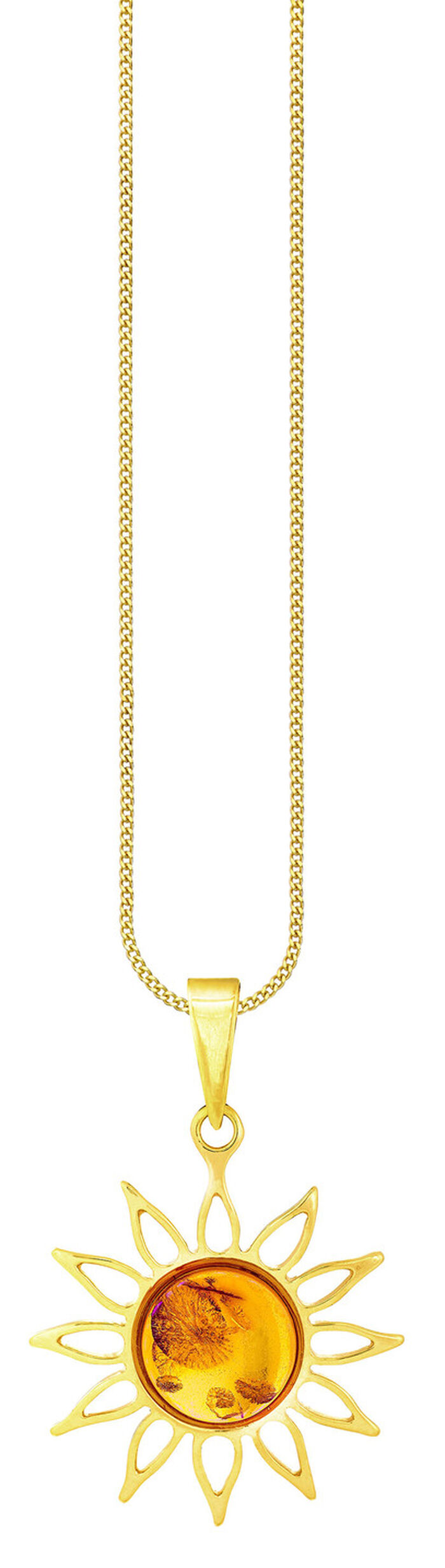 Wundersch&ouml;ner Anh&auml;nger mit echt Bernstein 