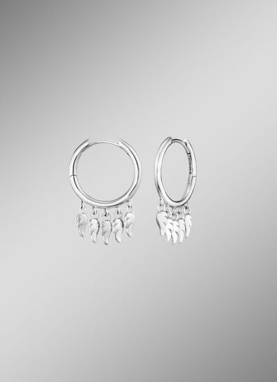 Creolen mit 5 Fl&uuml;gelchen 