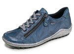 Remonte, bequeme Damen-Sneaker, Weite G, mit herausnehmbarem Fussbett BLAU