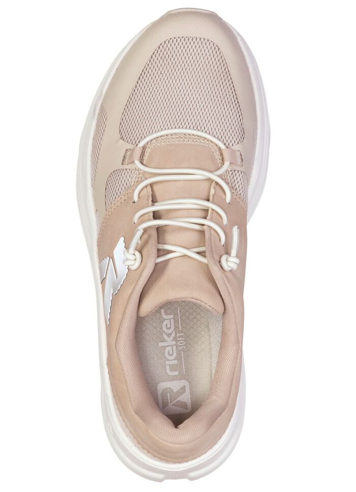Rieker, sportive Damen-Sneaker, Weite G, mit herausnehmbarem Fussbett 