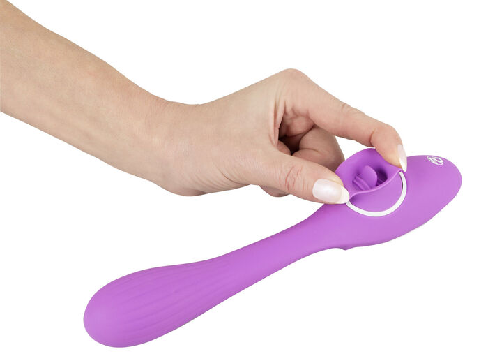 Rabbitvibrator mit Leckfunktion  