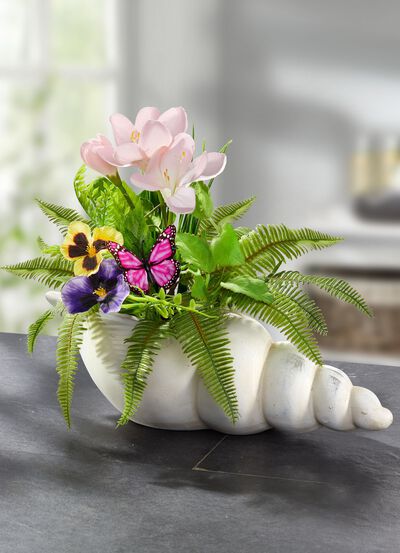 Stiefm&uuml;tterchen-Arrangement in Schale 